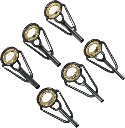 PATIKIL Fishing Rod Tips Repair Kit Stainless Steel Pole Ring Guide Replacement for Saltwater Freshwater Fishing in Saudi Arabia