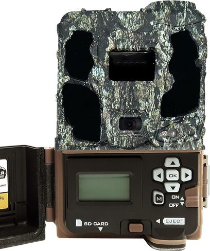 Browning Trail Cameras Defender Pro Scout Max HD 24MP Dual SIM Cellular Trail Camera - Ultra High Gain Antenna, Smart Infrared Video, 100' Detection Range & Smartphone App Compatibility (OVIX Camo) in Saudi Arabia
