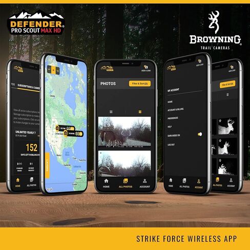 Browning Trail Cameras Defender Pro Scout Max HD 24MP Dual SIM Cellular Trail Camera - Ultra High Gain Antenna, Smart Infrared Video, 100' Detection Range & Smartphone App Compatibility (OVIX Camo) in Saudi Arabia