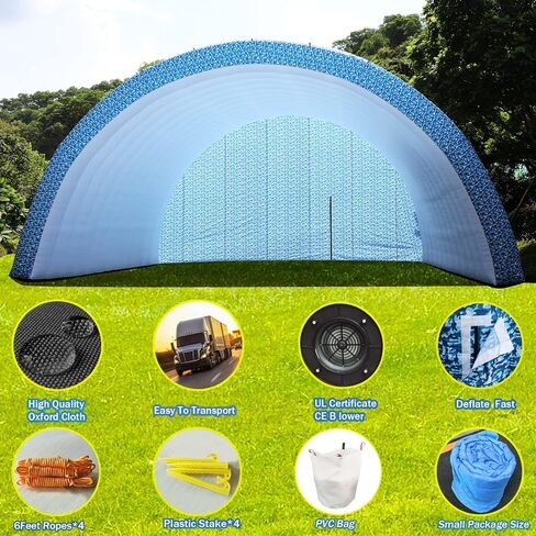 Inflatable Event Stage Tent includes a 950W Blower，Inflatable Stage Elevate Your Occasions with Style and Convenience,Inflatable Stage Cover in Saudi Arabia
