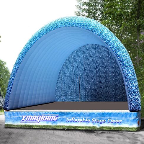 Inflatable Event Stage Tent includes a 950W Blower，Inflatable Stage Elevate Your Occasions with Style and Convenience,Inflatable Stage Cover in Saudi Arabia