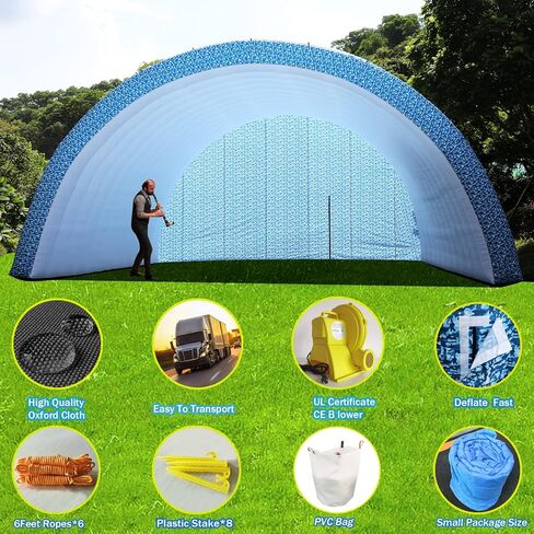 Inflatable Event Stage Tent includes a 950W Blower，Inflatable Stage Elevate Your Occasions with Style and Convenience,Inflatable Stage Cover in Saudi Arabia