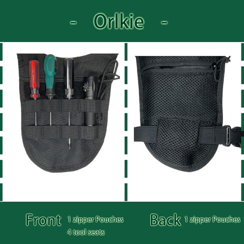 Canvas Pouch.Tactical Shoulder Bag.Underarm Bag.Men Hidden Waist. Outdoor Travel Wallet Phone Key Anti Theft Bag. Adjustable Waist Hunting Maintenance Tools Organizer（Black） in Saudi Arabia