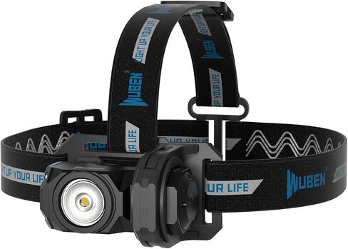 WUBEN X0 دعامة للمصابيح الأمامية قابلة للتعديل، حزام يد للمصابيح الأمامية LED باللون الأسود لمصباح أمامي قابل لإعادة الشحن للأنشطة الخارجية، والتخييم، والمشي لمسافات طويلة، وصيد الأسماك، والمشي، والأدوات (مصباح يدوي غير متضمن) in Kuwait