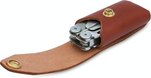 حافظة أدوات متعددة من الجلد من American Bench Craft تناسب Leatherman Free P2 وLeatherman Free P4 وLeatherman Signal - غمد جلدي (أسمر ضارب للصفرة) in Saudi Arabia