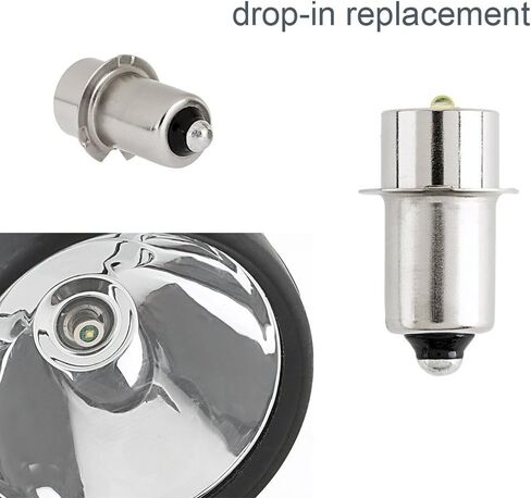 استبدال لمبة LED لمصباح يدوي DC 4-24V، 3W 200LM، 4.5V 6V 9V 12V 15V 18 V استبدال المصابيح لـ 3 4 5 6 C/D مشاعل الشعلة in Kuwait