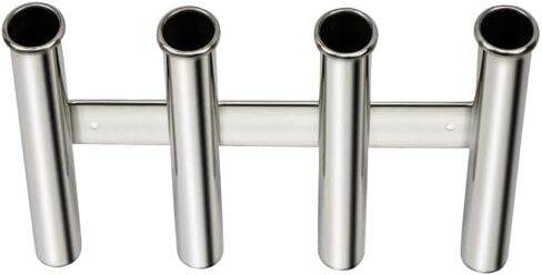 Stainless Steel Boat Fishing Rod Holder 4 Tubes Linkded Fishing Rod Rack Wall-Mounted Fishing Pod Racks for Marine Yacht Kayak Camper RV in Saudi Arabia