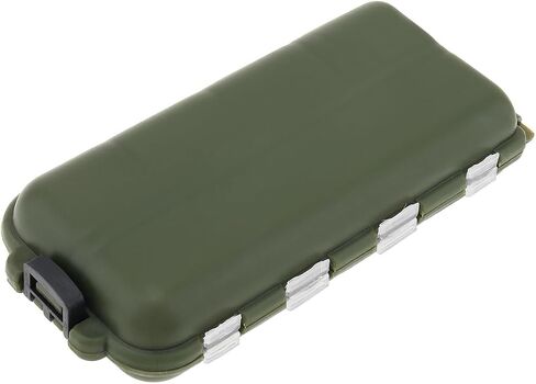 OriGlam Small Fishing Box Portable Case, 16 Compartments Mini Storage Box Containers, Hooks Lure Baits Grid Box Fishing Box Fishing Accessories Box in Saudi Arabia