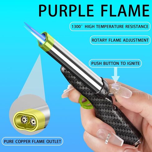 Cool Torch Lighters Butane Refillable, Novelty Lighters Funny Lighters for Grill Torch, Unique Lighters for Men Gift (#18) in Saudi Arabia