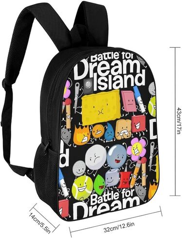 BFDI Backpack Cute Cartoon Casual PU Leather Backpack in Saudi Arabia