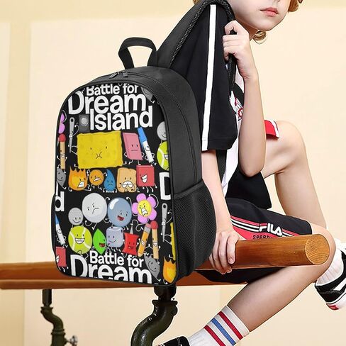 BFDI Backpack Cute Cartoon Casual PU Leather Backpack in Saudi Arabia