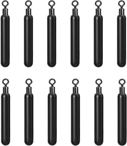 Fishfun Tungsten Drop Shot Weights Sinkers for Bass Fishing, Tungsten Dropshot Fishing Weights, 1/8 oz, 3/16 oz, 1/4 oz, 3/8 oz, 1/2 oz in Kuwait