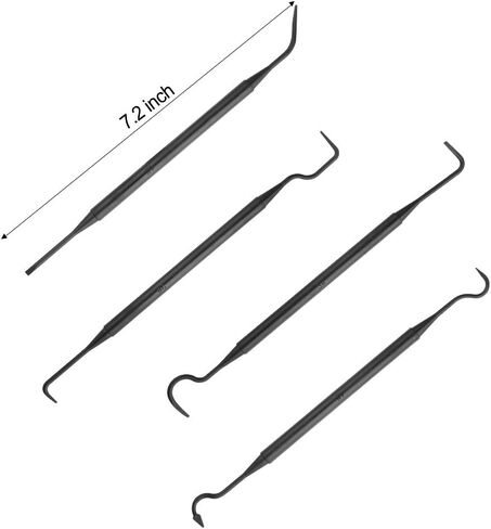 Accmor Gun Cleaning Tools Kit, Universal Gun Cleaner Set including 2 Pcs Double-Ended Brass Steel Nylon Bristle Gun Cleaning Brushes & 4 Pcs Polymer Gun Cleaning Picks in Saudi Arabia
