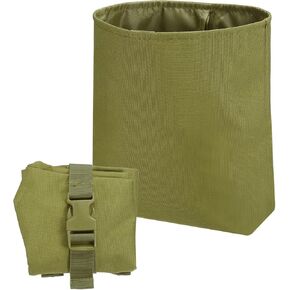 PATIKIL Dump Pouch, Folding Dump Waist Bag Roll-Up Drawstring Utility Tool Storage Pack Backpack Accessories Shooting Climbing Outdoor Sports Bag