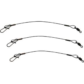 Eagle Claw Fishing Heavy Duty Black 9" Wire Leaders 3-Pack