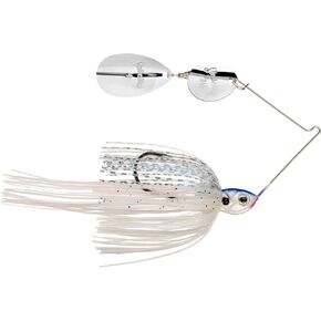 Strike King (LMM316CI-209S) Lil' Mr Money Spinnerbait Colorado Indiana Fishing Lure, 209 - Blue Shad, 3/16 oz, Large Indiana Blade and Small Colorado Blade