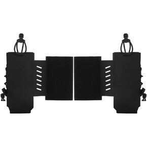Tactical Cummerbund Extension Pouch Universal Side Radio Pouch Holder Pouch for Tactical Vest with Hook and Loop Panel Quick Attached and Fixed