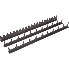 Ernst Manufacturing 6011M Screwdriver Rail Set with Magnetic Backing, 20 Tool, Black