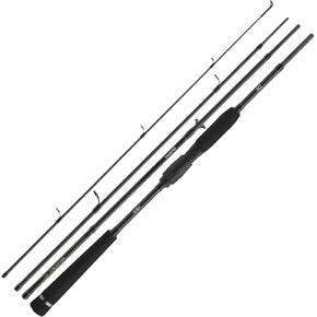 DAIWA Megaforce Travel, 7.38 ft, 0.25-0.88 oz, 4 Parts, Spinning Fishing Rod
