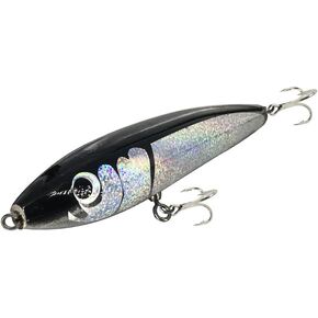 Topwater Pencil Popper Wobbler Hard Stick Baits Handmade Fishing Lure Plug Swimbait with Fishing Treble Hooks Bait Floating Saltwater 4.9OZ