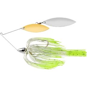 War Eagle Custom Lures Nickel Frame Double Willow Spinnerbait Pro's Choice Skirt 1/2 oz.