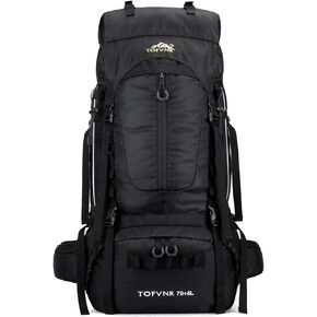 75L Hiking Backpack, Water Resistant Lightweight Outdoor Sport Daypack Travel Bag for Camping Climbing Touring