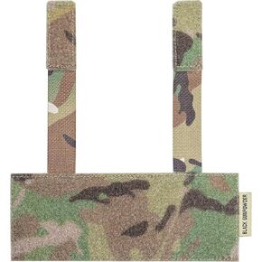 Molle Panel Tactical Morale Patches Board Even Number Gear Attachment (Ranger Green, 7.5 x 3 in, 1 Piece)
