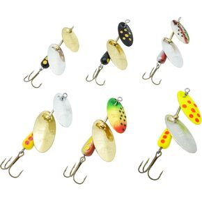 Panther Martin PMDF6 DualFlash Spinner Fishing Lure Kit - Pack of 6