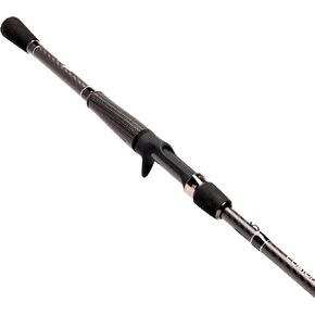 Lew’s Custom Lite Casting Fishing Rod, HM85 Graphite Rod, Stainless Steel Guides with Titanium Oxide Inserts, Split-Grip Handle, Black
