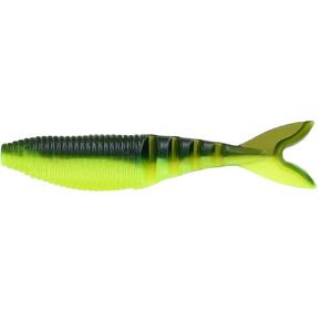 GARY YAMAMOTO Zako 4' Multi-Use Soft Plastic Fishing Angling Swimbait Lure Designed to Mimic Bluegill or Shad - 6 Pack, Watermelon and Lemon Laminate