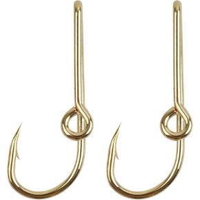 Fishing Hooks Hat Pins for Fishing Hat Hook Clip Set Black Gold Fish Hook Hat Clip High Carbon Steel Hooks for Cap Hat Tie 10/16pcs
