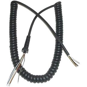 Replacement MIC CORD - 6 wire - 10 Ft Coiled - CB / Ham Radio - Workman MIL10
