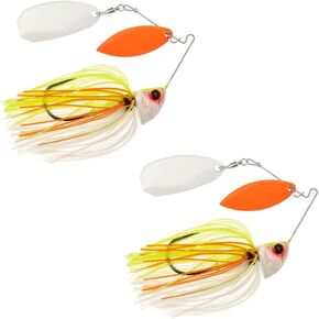 Speed Freak Compact Smallmouth Spinnerbait with Kilter Blade | 1/2 oz., Coleslaw, 2-Pack (PN: 52209-2PK)