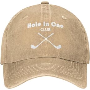 Funny Cap Holes in One Club Hat for Men Baseball Cap Vintage Cap