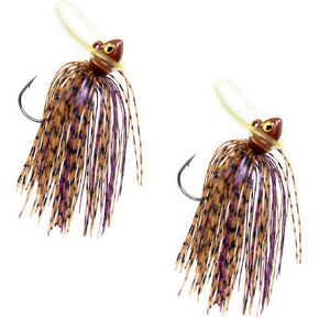 Reaction Tackle Tungsten Scrounger Jig Head for Bass Fishing - Premium Tungsten Fishing Jigs - Ideal Fishing Bait for Smallmouth and Largemouth Bass Fishing (2-Pack)