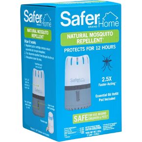 Safer Brand Safer Home SH1200 Outdoor Mosquito Repellent-Uses Natural Essential Oils, 1 Count (Pack of 1), Blue