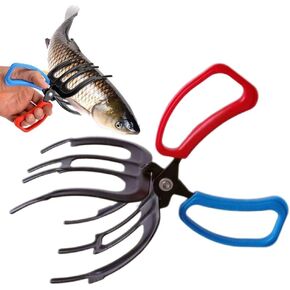 قابض سمك ثلاثي الشعب مطور لعام 2024 - كماشة صيد مع تحكم معدني في الأسماك - مخلب منتزع الأسماك متعدد الاستخدامات in Kuwait