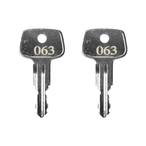 Key for Thule Key Replacement,for Roof Racks, Carriers, Crossbars Key etc,(Codes N063)