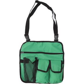 كرسي التخييم حقيبة معلقة مسند الذراع كرسي الشاطئ العلبة حقيبة منظم حقيبة حمل معلقة مقاوم للماء قماش أكسفورد جيوب متعددة تنظيم الكتف بجانب حقيبة التخزين للصيد في الهواء الطلق (أخضر) in Kuwait