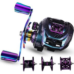 بكرة صيد الطعم، 10 كجم، عجلات سحب الطعم، نظام فرامل مغناطيسي، بكرة الطعم، نسبة تروس 7.2:1، بكرة صيد الطعم فائقة النعومة in Kuwait