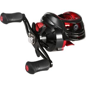 Baitcasting Reel 18+1BB Ball Bearings Baitcasting Fishing Reel High Speed 7.2: 1 Gear Ratio Magnetic Brake System Baitcaster Reel