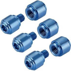 3 Packs Custom Thumb Studs for Benchmade Bugout 535 Series Knives and 535S, 535GRY-1,535SGRY-1 and More, Replacement Anodized Aluminum Thumb Stud Set, Dark Blue