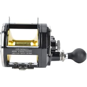 Fishing Reel, with Full Metal Trolling Performance TR12000 Front Brake