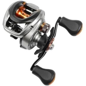 Daiwa CA80XSL Casting Reel, 8.3:1 Gear Ratio, 9BB+1RB Bearings, 15 lb Max Drag, Left Hand, Silver