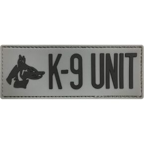 K-9 Unit 3D PVC Rubber Tactical Morale Badge Patches