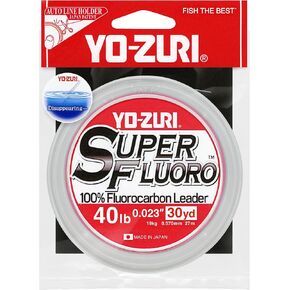 Yo-Zuri YZ-SF-40LB-NCL-30YD: Superfluoro 30Yd 40Lb, Natural Clear
