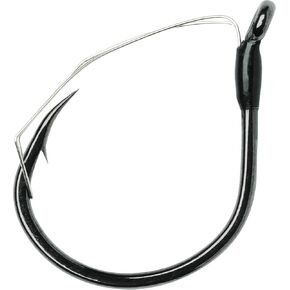 VMC Weedless Wacky Hook Black Nickel #1/0, Multi, One Size (WWK#1/0BNPP)