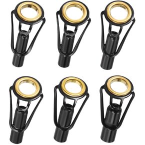 PATIKIL Tube Dia Fishing Rod Tips Repair Kit, Stainless Steel Ring Guide for Saltwater Freshwater Fishing
