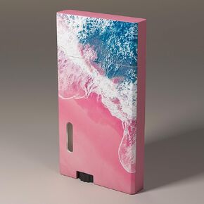 Pink Flower Cool Butane Torch Lighters,Refillable Adjustable Jet Flame Lighter,Windproof,Gift for Men Candles Camping BBQ (No Butane Fuel) (d1)