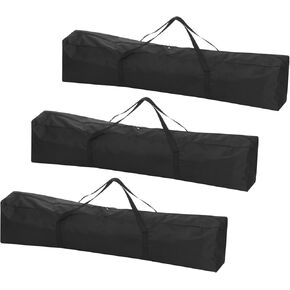 PATIKIL 55 Inch Camp Chair Replacement Bag, Nylon Foldable Carrying Bag Zippered Bag with Shoulder Strap for Camping Tent Travel, Black